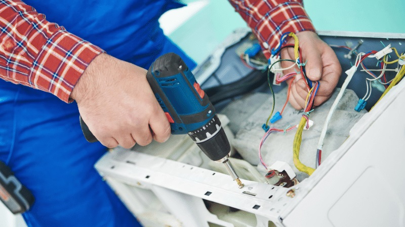 Gaziosmanpaşa Termoteknik Termoteknik çamaşır makinesi kart tamiri – Su almama arızası orijinal parça ile giderildi. - Teknik servis örneği
